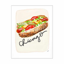  Chicago Hot Dog 8x10 RR Print