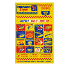  Chicago Style Eats Printed Poster 11x17