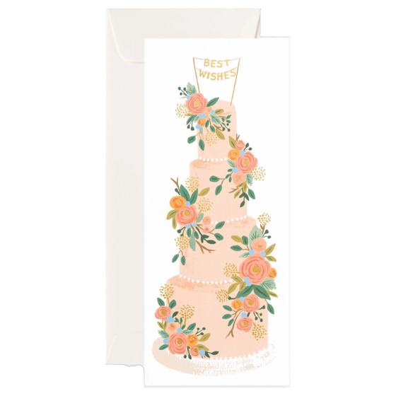 Tall Wedding Cake No.10 Card