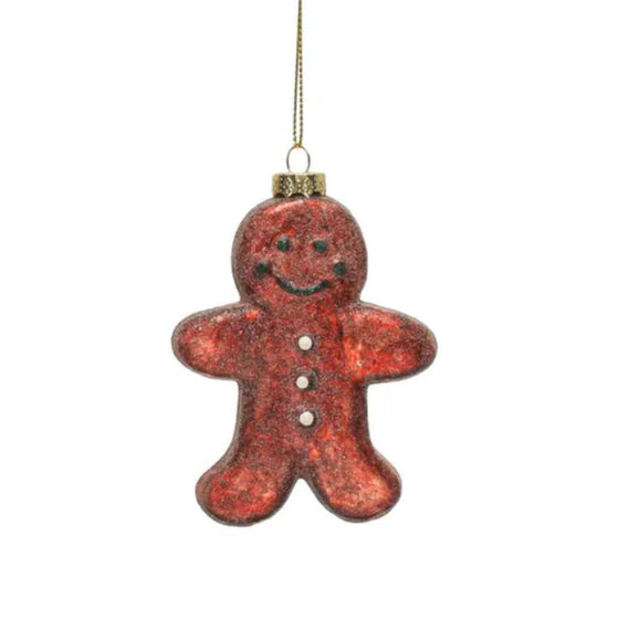 Hand-Painted Gingerbread Man Ornament