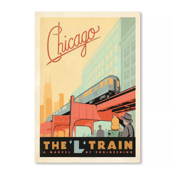 Chicago: L Train Print